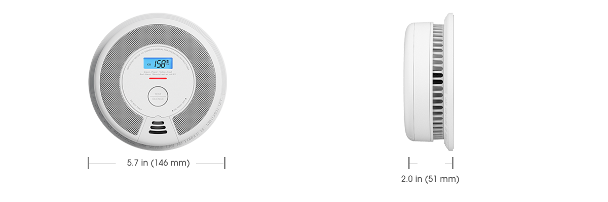 X-sense SC07-W, un détecteur de fumée deux en un interconnectable