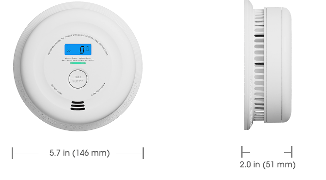 X-Sense  Alarma combinada de humo y monóxido de carbono X-Sense SC08