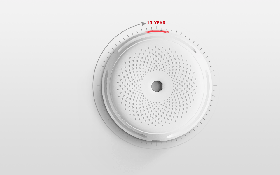 10-Year Battery Life for a Decade of Constant
        Protection