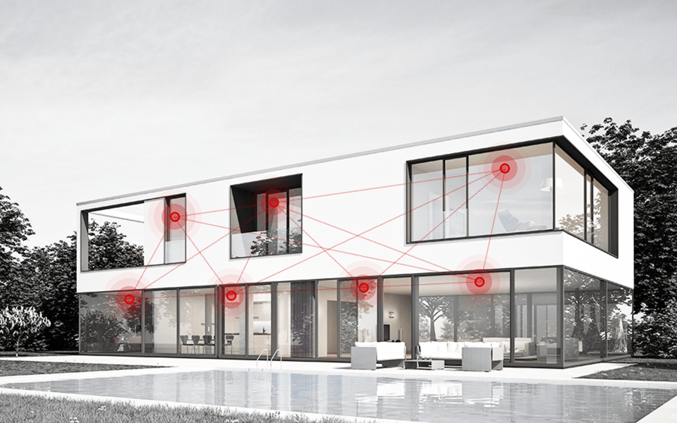 Breite Abdeckung für das gesamte Haus