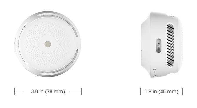 X-Sense SD01 Détecteur de fumée - Lumière d'évacuation sûre