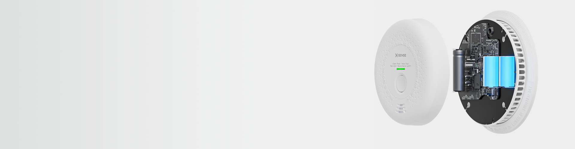 Detectores de humo y CO X-Sense con batería de 10 años